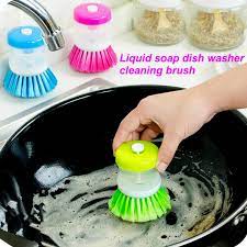Multicolor Dish Washbasin Plastic Cleaning Brus
